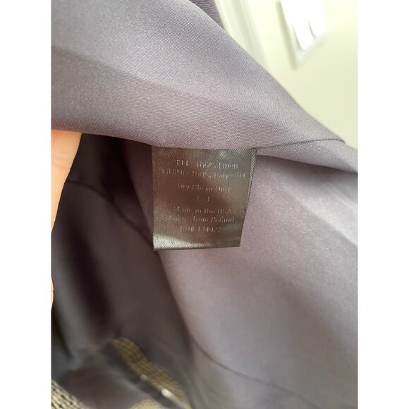 Emerson Fry Tuckernuck Dinner Jacket Blazer Brown Houndstooth Linen Buttton 4 - Picture 12 of 13